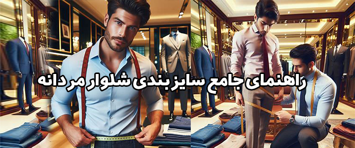 راهنمای انتخاب سایز شلوار مردانه و جدول تبدیل سایز